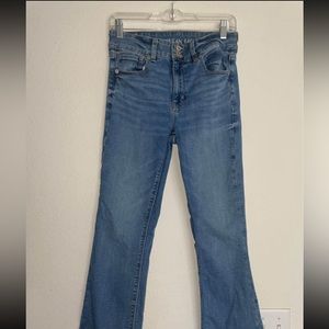 American Eagle High Rise Artist Flare Jeans - Size 8